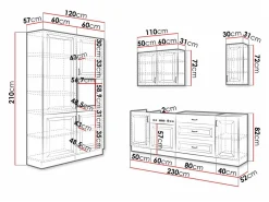 Modulkøkkensæt Retro Grey 149