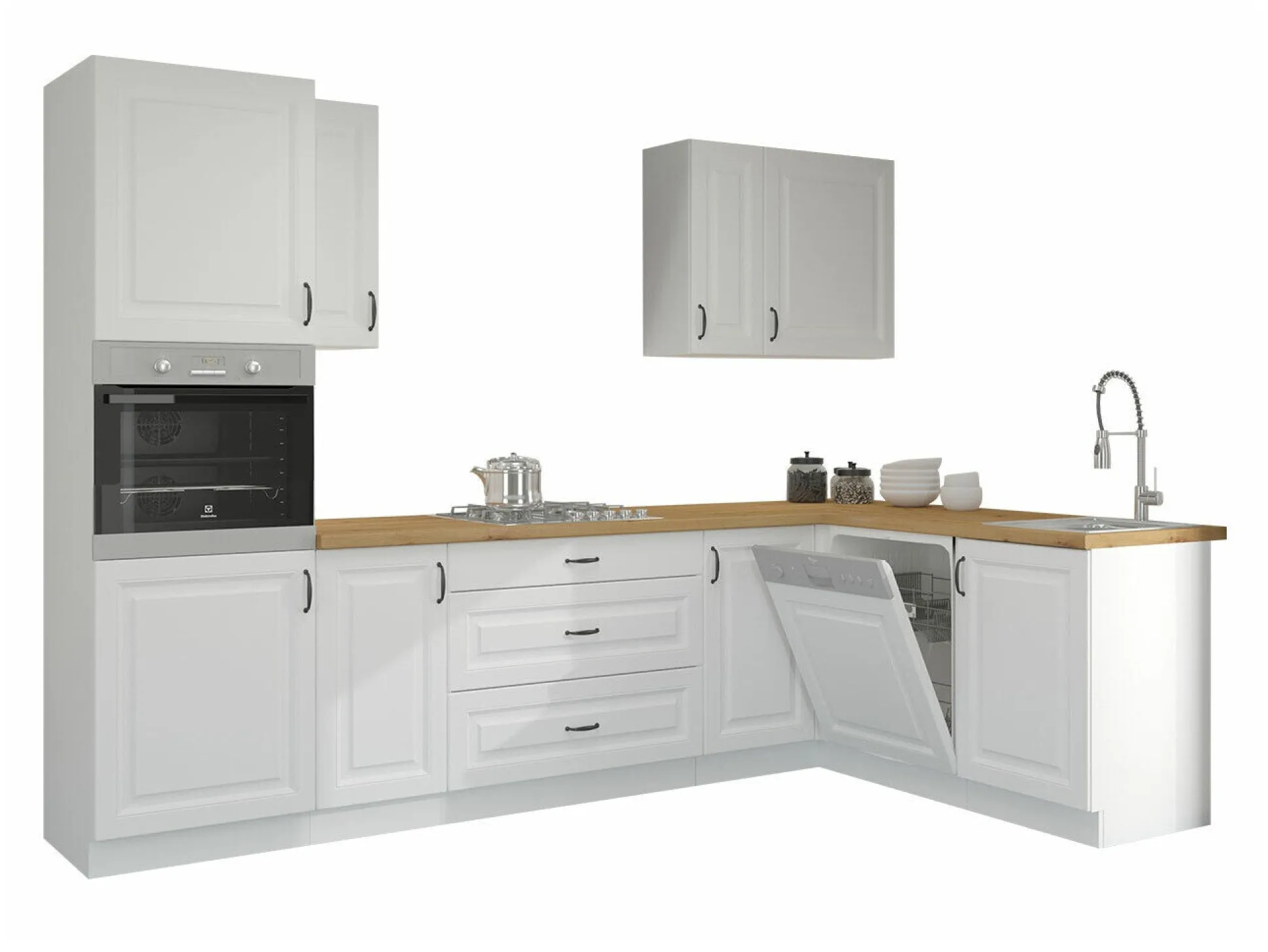 Modulkøkkensæt Retro White 148