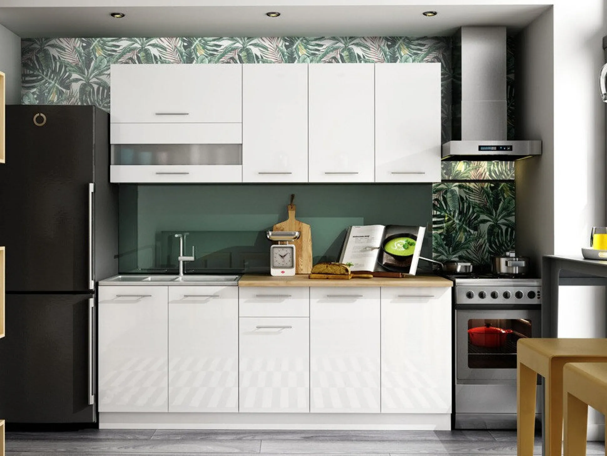 Modulkøkkensæt Tiffa White 115