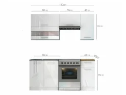 Modulkøkkensæt Tiffa White 113