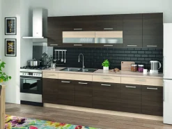 Modulopvaskeskab med låger Mode Dark 115