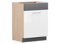 Modulopvaskeskab med låger Mode White 115