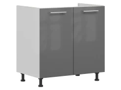 Modulopvaskeskab med låger Tiffa Grey 125