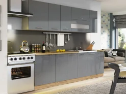 Modulopvaskeskab med låger Tiffa Grey 125