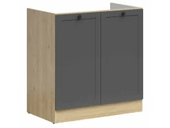Modulopvaskeskab med låger Classic Grey Oak 101