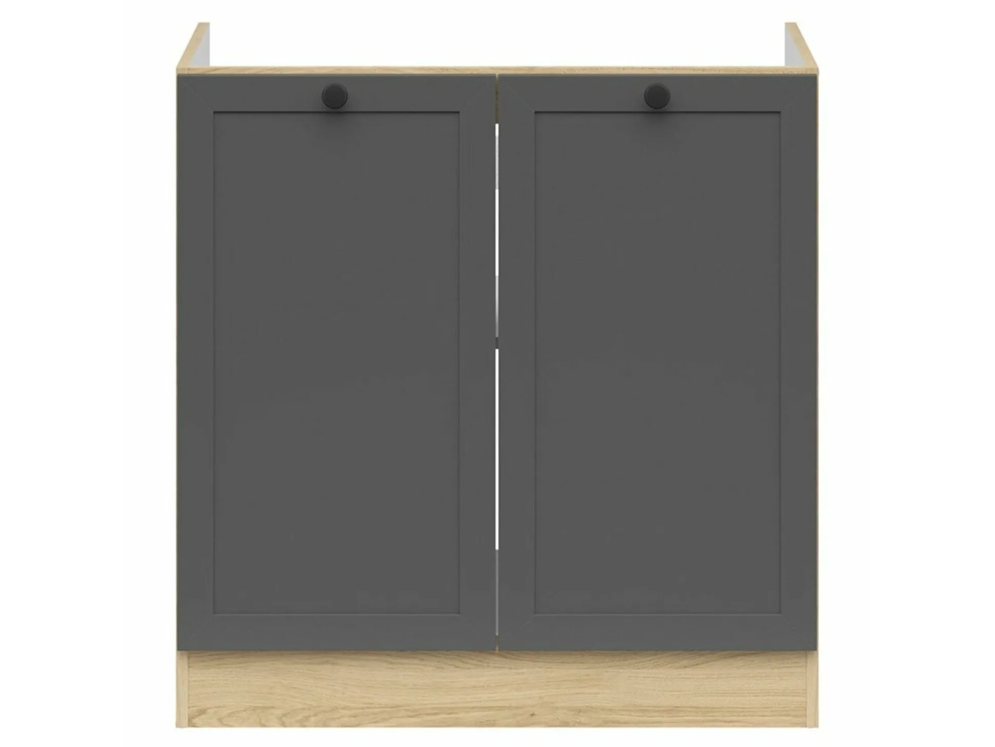 Modulopvaskeskab med låger Classic Grey Oak 101