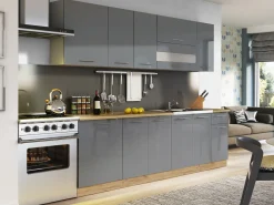 Modulopvaskeskab med låger Tiffa Grey 121