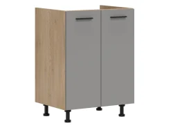 Modulopvaskeskab med låger Ati Grey 106