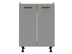 Modulopvaskeskab med låger Ati Grey 106