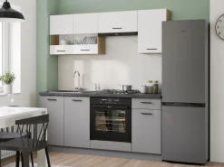 Modulopvaskeskab med låger Ati Grey 106