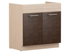 Modulopvaskeskab med låger Mode Dark 116