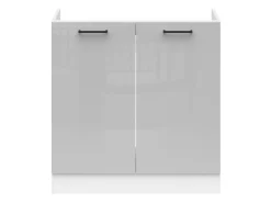 Modulopvaskeskab med låger Line Grey 115