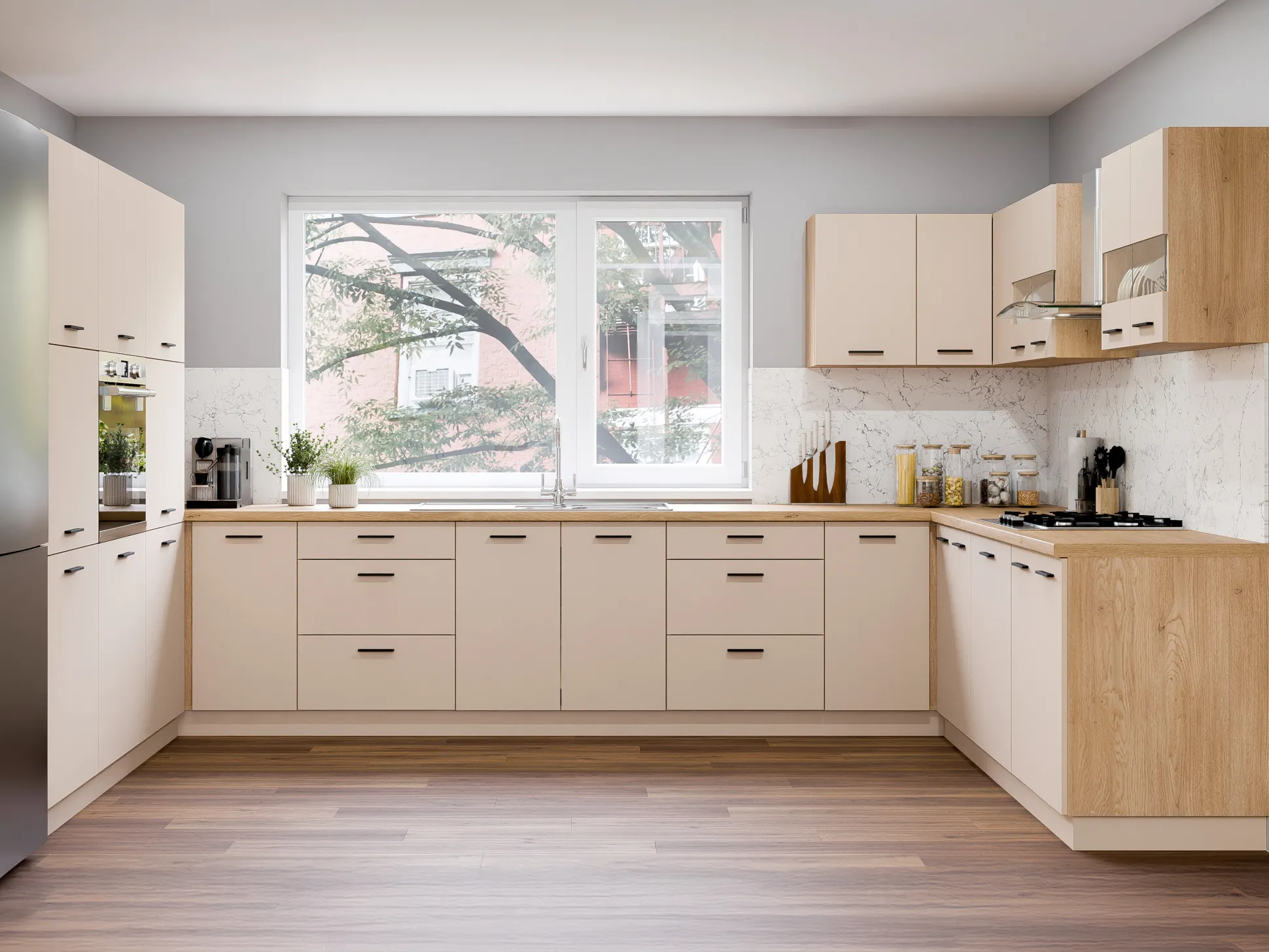 Modulskab med låger Ati Cashmere 113