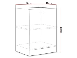 Modulskab med låger Multi White 117
