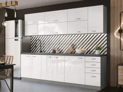 Modulskab med låger Multi White 121