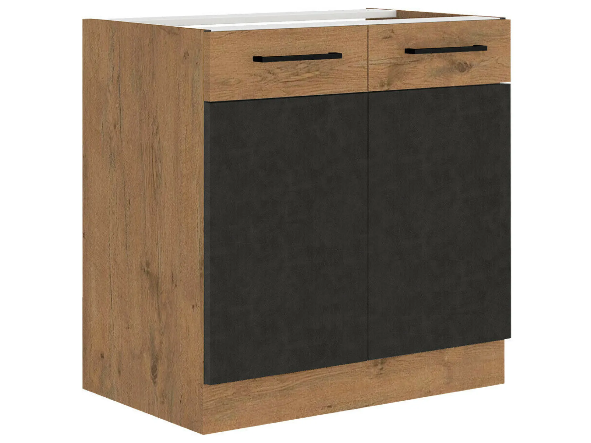 Modulskab med låger Wood Grey 110