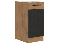 Modulskab med låger Wood Grey 120