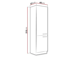 Modulskab med låger Wood Grey 134