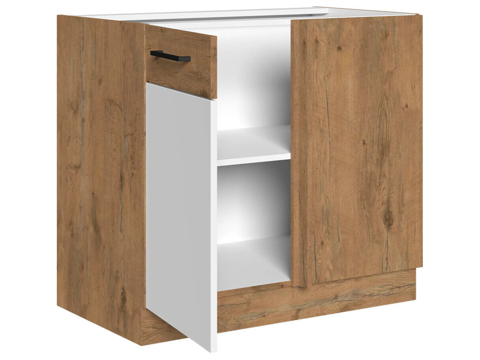 Modulskab med låger Wood White 103