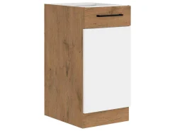 Modulskab med låger Wood White 120