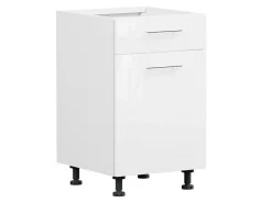 Modulskab med skuffe og låger Tiffa White 143