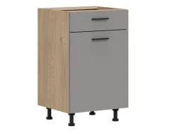 Modulskab med skuffe og låger Ati Grey 104