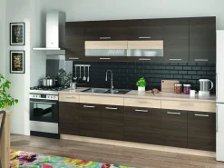 Modulskab med skuffe og låger Mode Dark 117