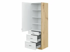 Modulskab med skuffe og låger Retro Grey 114