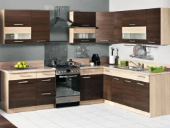 Modulskab med skuffe og låger Mode Dark 110