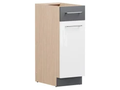 Modulskab med skuffe og låger Mode White 109