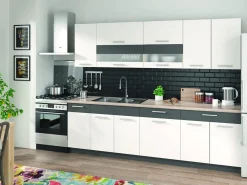 Modulskab med skuffe og låger Mode White 109