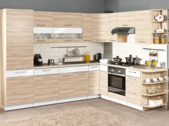 Modulskab med skuffe og låger Mode Beech 109