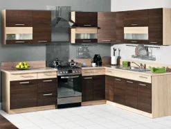 Modulskab med skuffe og låger Mode Dark 109