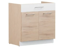 Modulskab med skuffe og låger Mode Beech 117