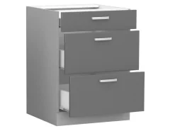 Modulskab med skuffer Multi Grey 105