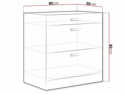 Modulskab med skuffer Multi Grey 102