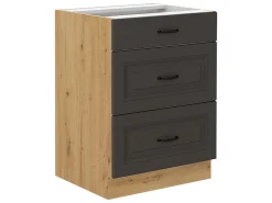 Modulskab med skuffer Retro Grey 108