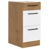 Modulskab med skuffer Wood White 139