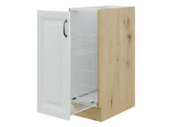 Modulskab med udtrækskurv Retro White 102