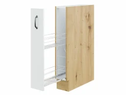 Modulskab med udtrækskurv Retro White 101