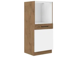 Modulskab til indbyggede apparater Wood White 122