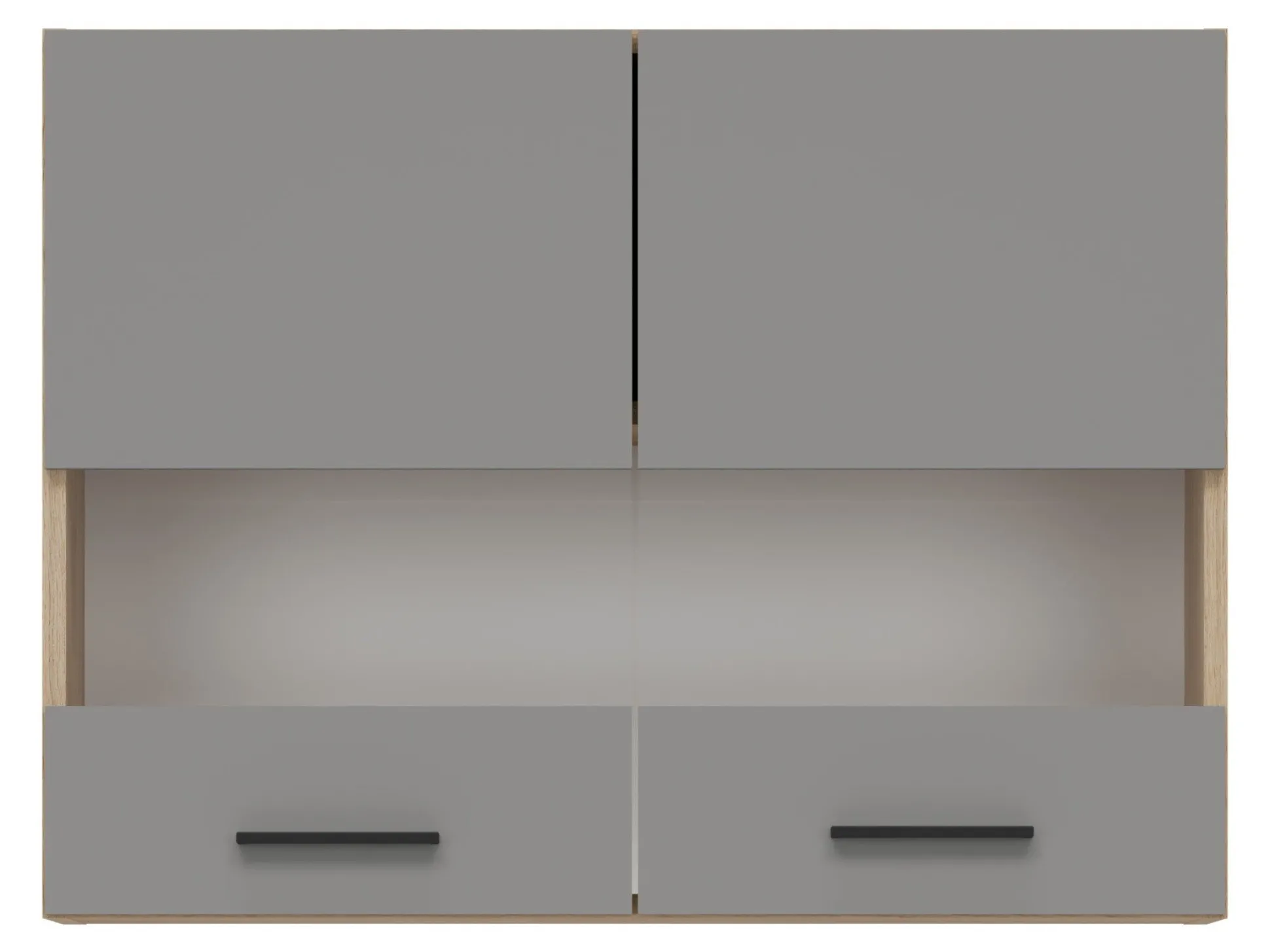 Modulvægskab Ati Grey 122