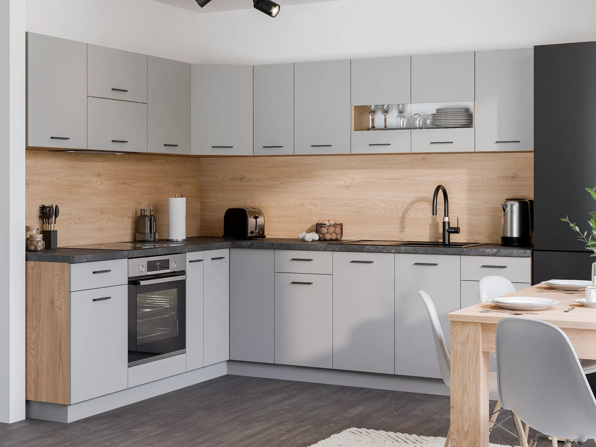 Modulvægskab Ati Grey 122