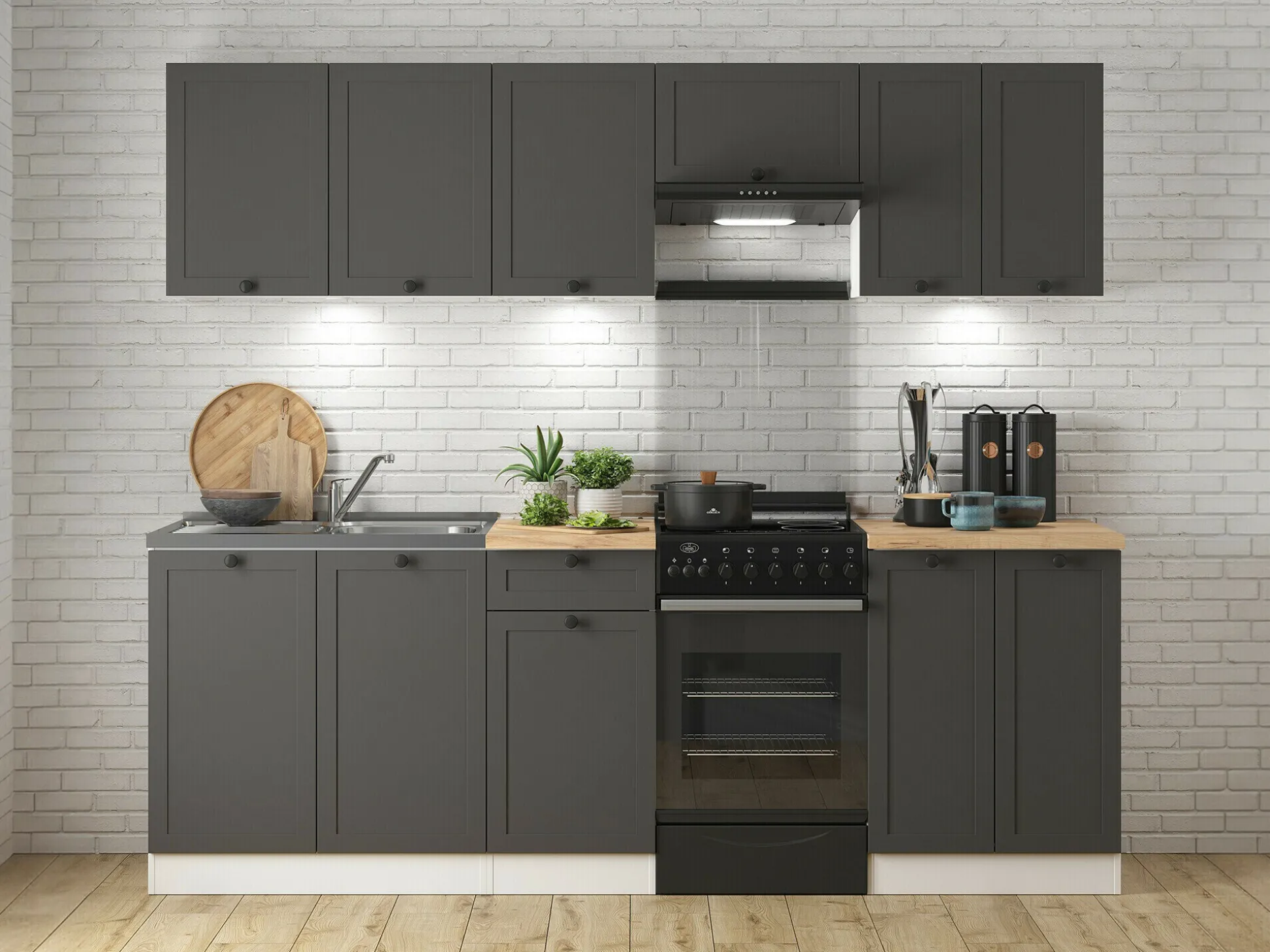 Modulvægskab Classic Grey 103