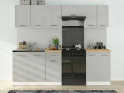 Modulvægskab Line Grey 109