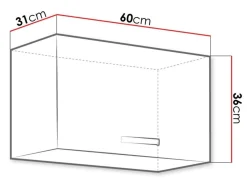 Modulvægskab Multi Cream 113