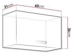 Modulvægskab Multi Grey 113