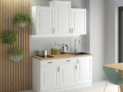 Modulvægskab Retro White 124