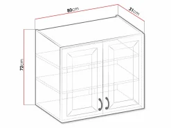 Modulvægskab Retro White 139