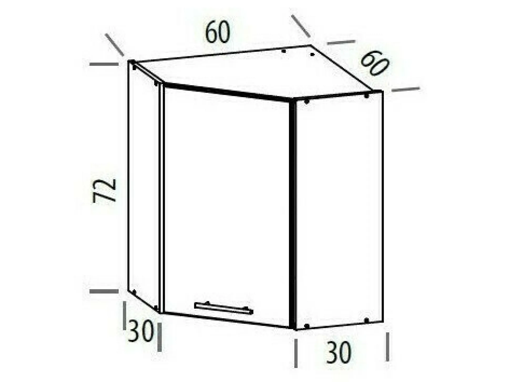 Modulvægskab Tiffa White 133